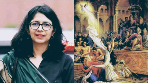 स्वाति मालीवाल ने द्रौपदी चीरहरण की तस्वीर पोस्ट कर AAP पर कसा तंज, आरोपों की दिलाई याद 